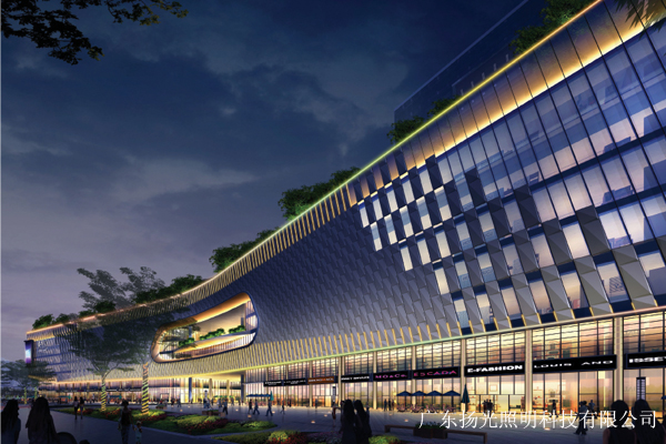 安華匯商業綜合體裙樓燈光效果圖