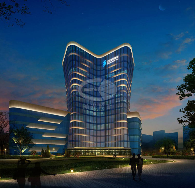 產業園亮化設計效果圖