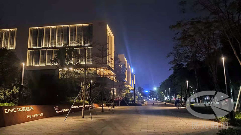 產業園夜景亮化工程實景圖