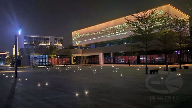 工業園區燈光夜景圖